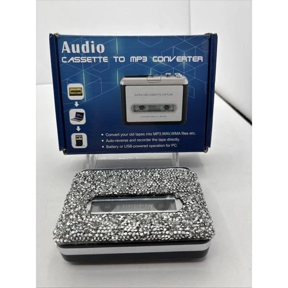 Cassette Tape To Cd Converter Via Usbportable Cassette Player Capture Tested - Picture 2 of 15
